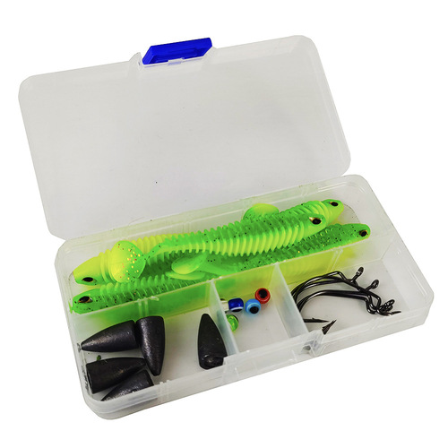 New Lure Kit with Texas Rig, No-Snag All-in-One, Cross-Border Amazon and AliExpress Selling Set