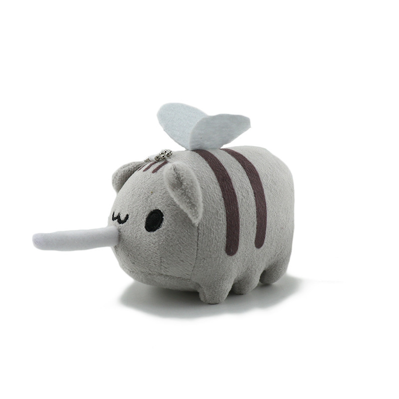 国境を越えた新商品猫虫ぬいぐるみのカレ人形アニメかわいいキーホルダー|undefined