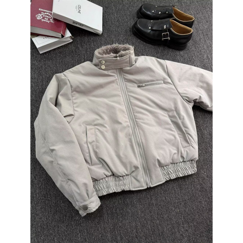 2024 new winter cotton-padded jacket for men, thickened for warmth, sporty and casual, trendy and stylish outerwear