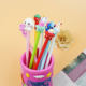 Creative Cartoon Doll Gel Pen Office Stationery Student School Supplies Girl Heart 0.38 Black Gel Pen