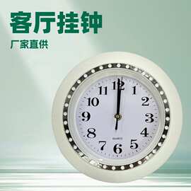 经典版挂钟老式挂钟家用挂表静音时钟送老人怀旧石英钟表办公钟表