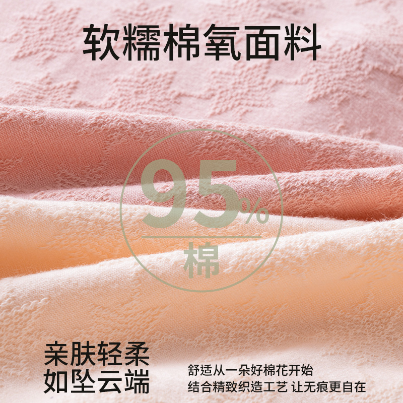 Boxer Ladies Algodón puro Antibacterial 2024 Nuevo estilo de cintura alta Abdomen y caderas Algodón de gran tamaño Pantalones cortos de cuatro esquinas Refrescantes