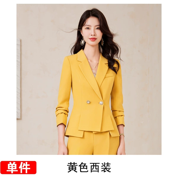 Single yellow suit