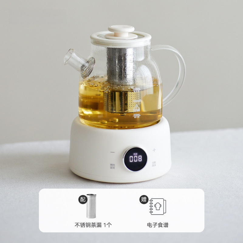 立时水灵全玻璃养生壶纯玻璃家用办公室小型煮茶器烧水壶|undefined