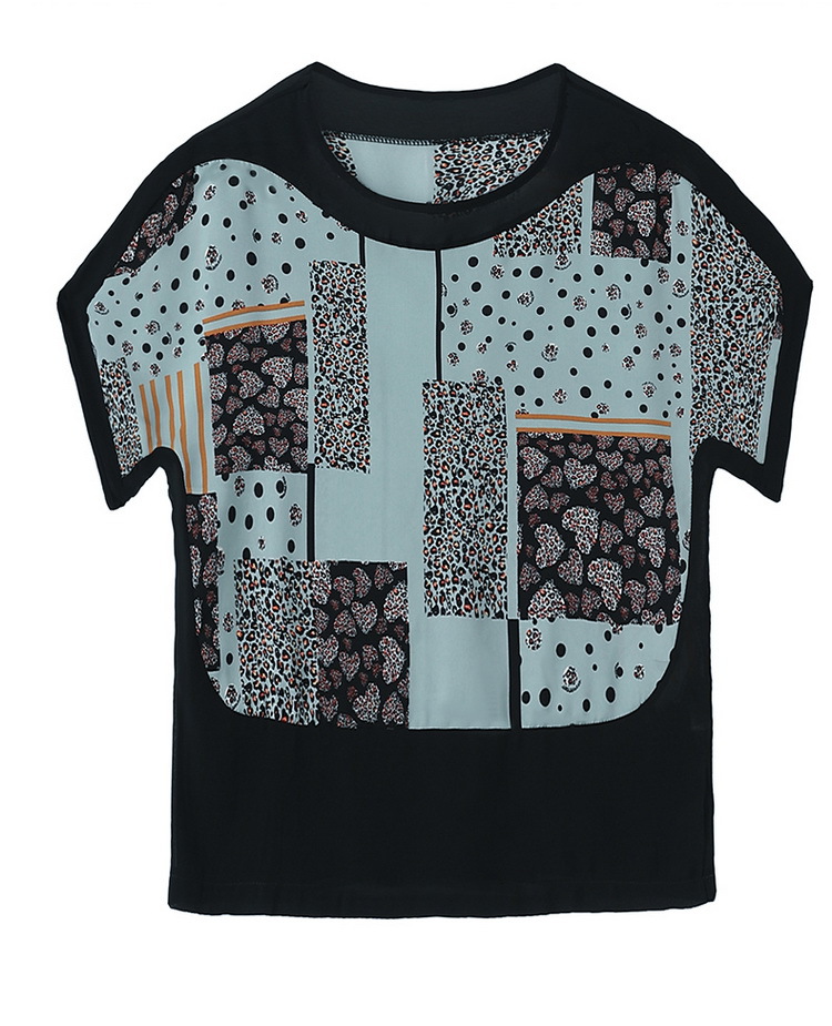 2023 Summer new short sleeve middle-aged and elderly suit female mother's wear plus size high waist cropped wide leg pants two-piece suit fashion