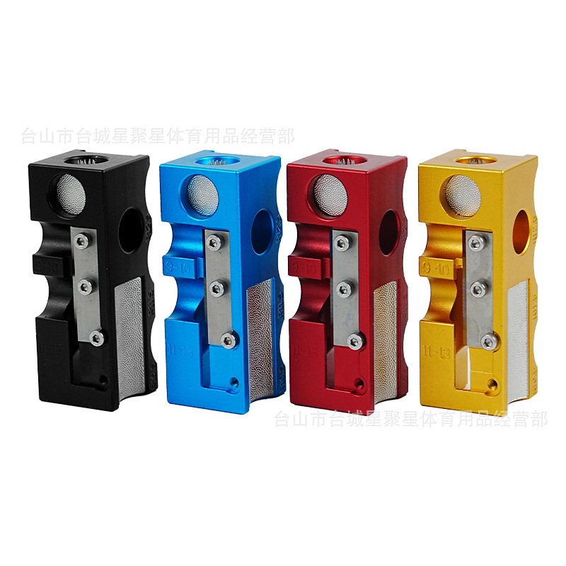 12 en uno barra de billar de aleación de aluminio reparador de cabeza de cuero cambiador de cabeza de billar herramienta de barra herramienta de barra