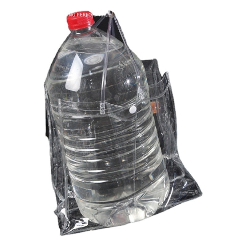 PVC Bolso de Plástico té de la leche vino tinto regalo de mano cosméticos fuegos artificiales en línea celebridad INS para llevar bolsa image 1