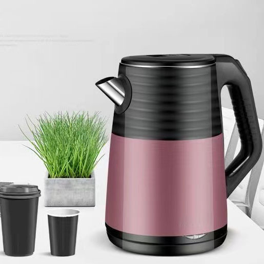 Nueva hervidor eléctrico británico 2.5L gran capacidad de doble capa de acero inoxidable hervidor eléctrico de agua image 2