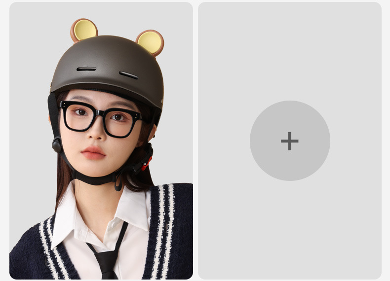 3C certification electric car helmet ladies four seasons universal cute riding helmet battery car helmet summer half helmet men