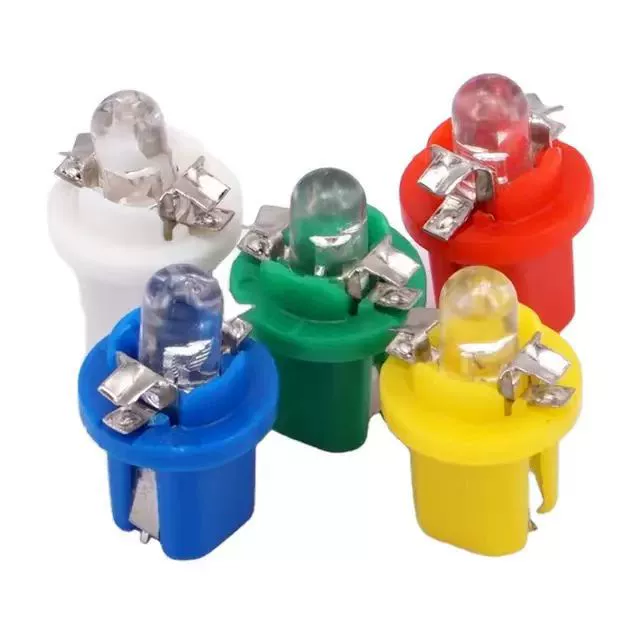 Приборный светильник T5 B8.5D-круглая головка 1smd Светодиодный индикатор ширины приборов Светильник центральной консоли Свет приборной панели