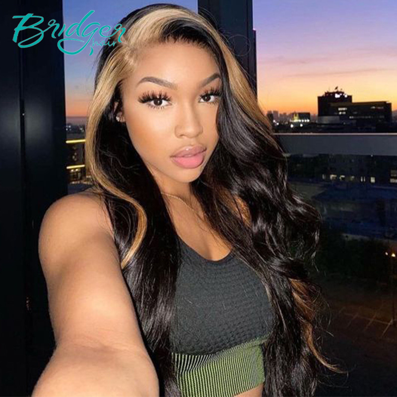 Copricapo in pizzo 13*4 1b scegli tre ciocche #27 Parrucche per capelli umani Copricapo per capelli veri_voghion.com