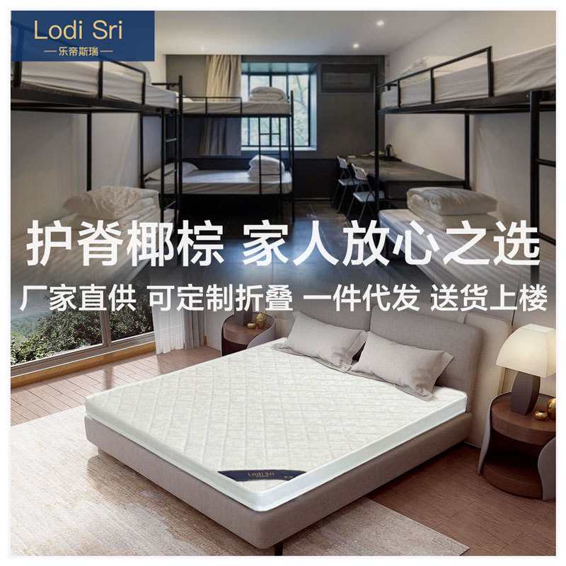 现货现发棕榈床垫酒店民宿家用软硬垫工厂直供椰棕垫薄垫