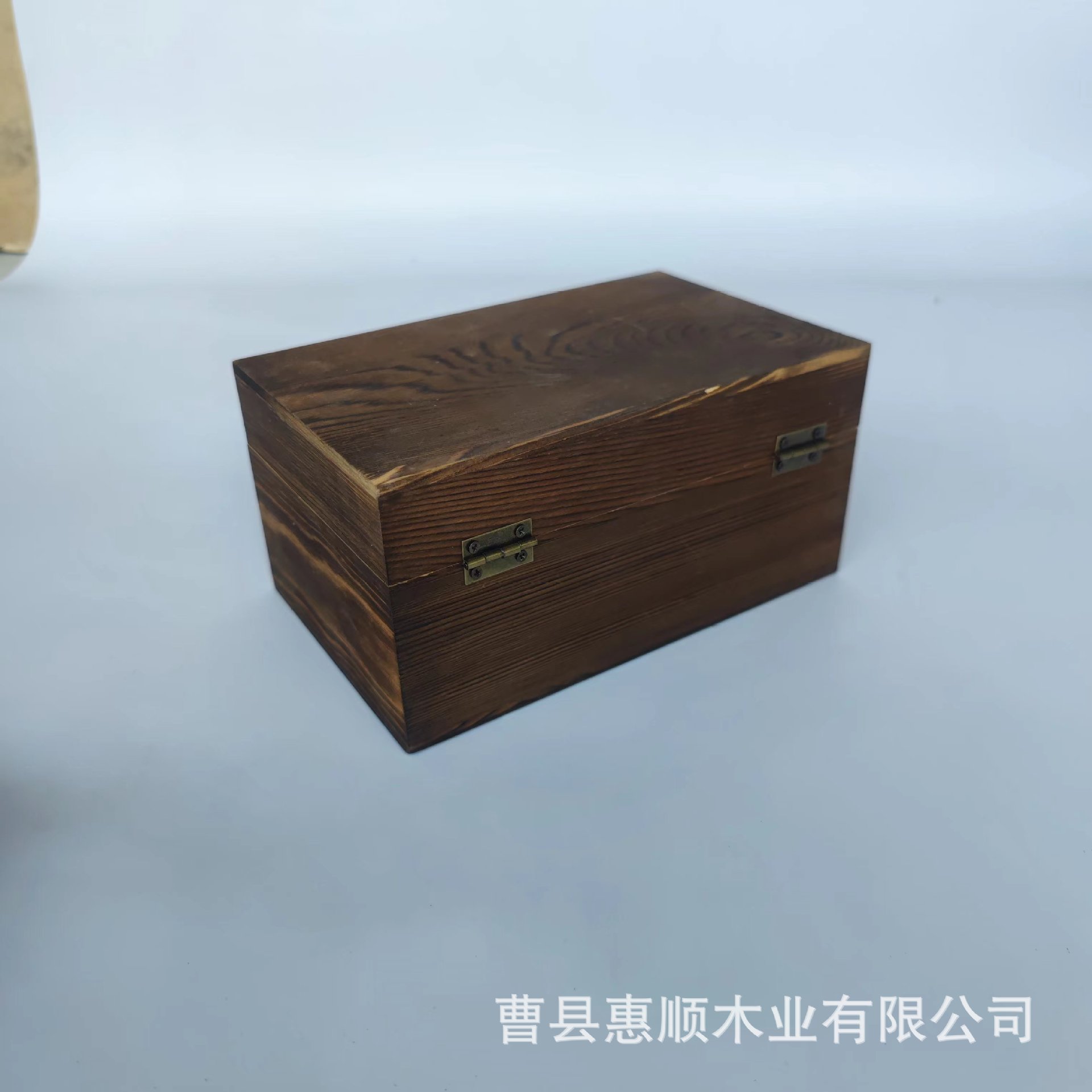 소나무 탄색 나무 상자