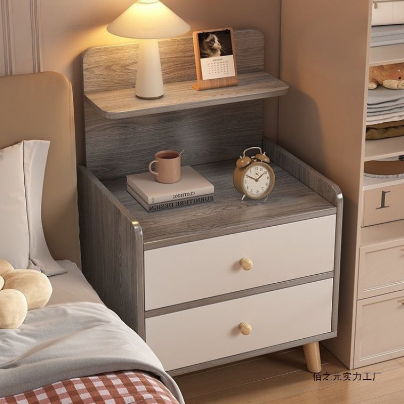 Bedside Table Bedroom Home Bedside Storage Cabinet Simple Modern Small Apartment Storage Cabinet Assembly Rental House Bedside Cabinet