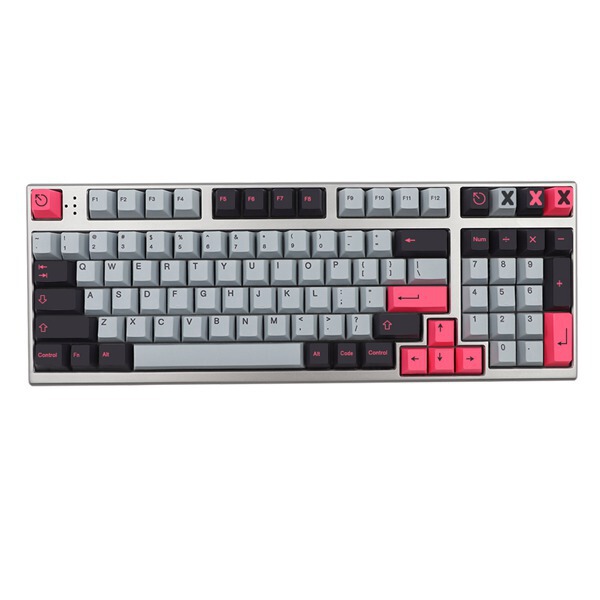 Pbt Wangjiangmei Keycaps 71 Keys Five-Sided Heat-Sublimated Keycaps Compatible with Gh60 Gk61 Gk64 Sk61Anne Pro