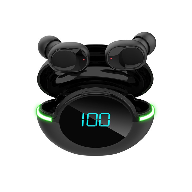 Y80 modelo privado auriculares Bluetooth transfronterizos LED inalámbricos digitales tipo auriculares estéreo de doble oído luces de respiración cool