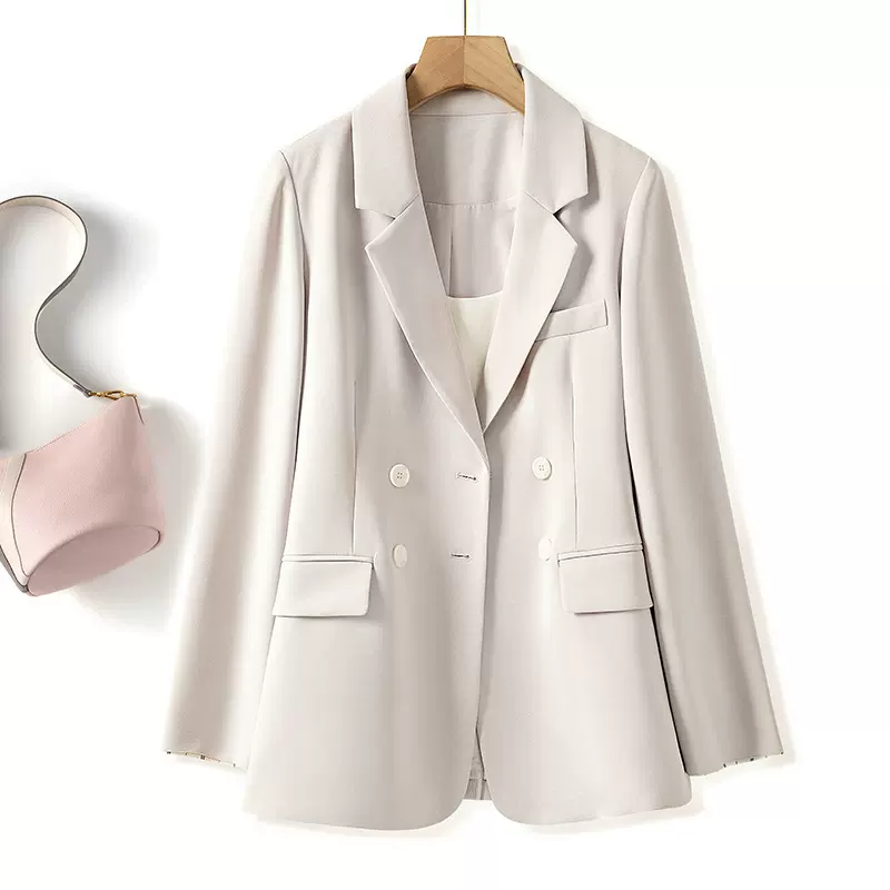 【恩迪】西装外套女2026春季新款时尚百搭高级感休闲职业装小西服