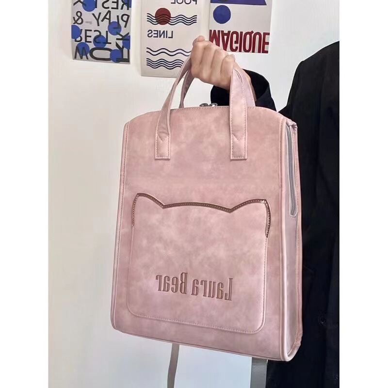 2023 new backpack women's high-grade college student schoolbag 14-inch 15-inch 16-inch laptop bag backpack