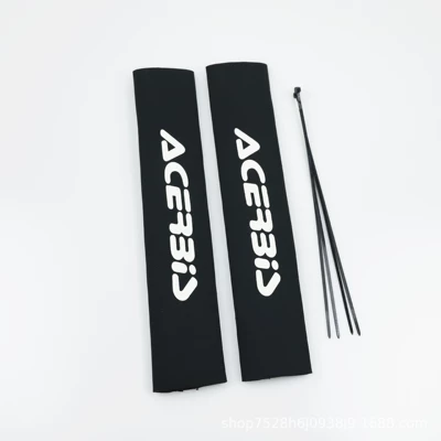 Motorcycle Safety Supplies, shock absorber shock absorber spring - white-on-black-background-velcro-pair-with-cable-ties