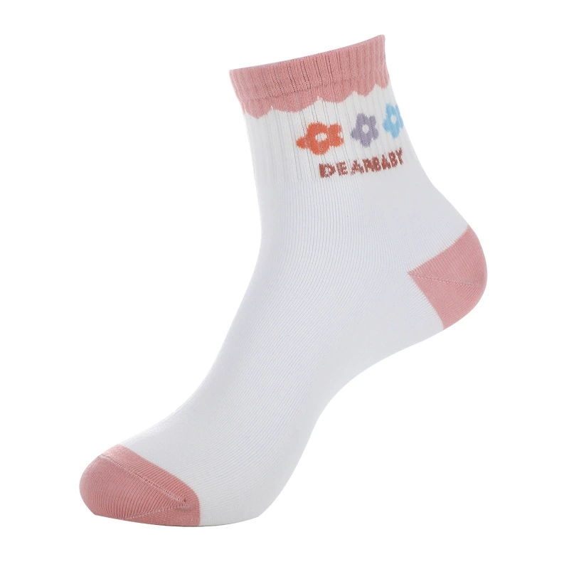 Мило-розовые японские knee socks (колготки) для школьников начальной ступени, для отдыха, длиной мид
