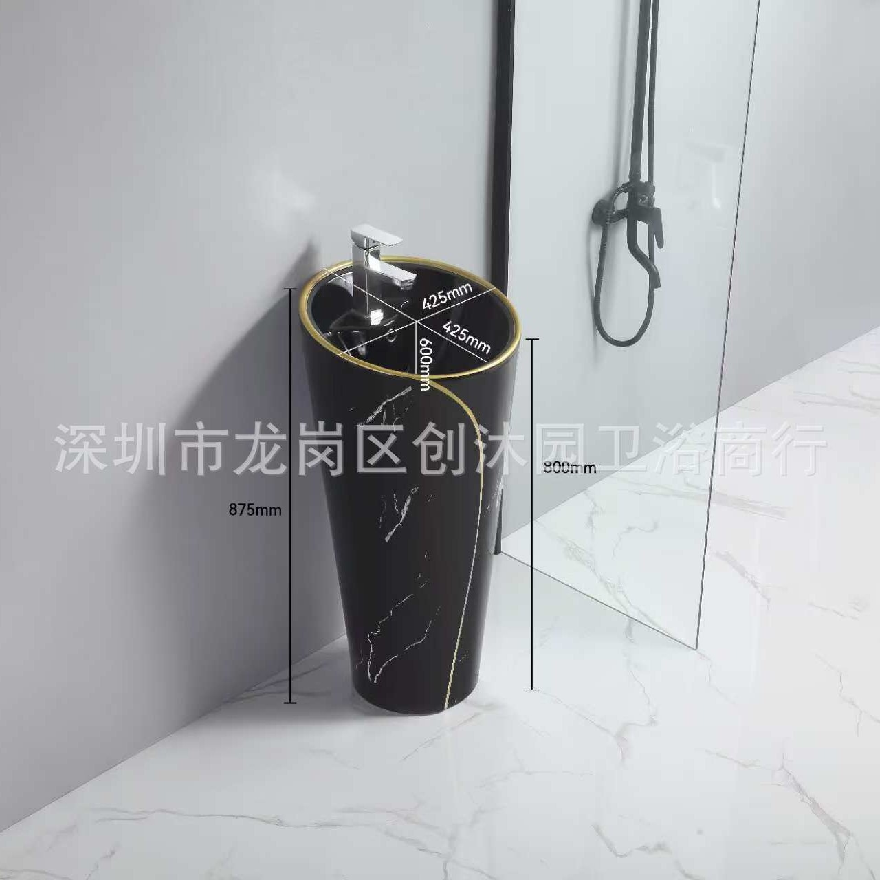 Exportación de comercio exterior Inodoro de color Inodoro de cerámica Fila de piso Fila de asiento de pared Inodoro directo/sifón toilet