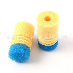 Source Factory Supplies Double-Layer Sponge Cleaning Brush, Seaweed Cotton Filter Cotton Composite Double-Effect Cleaning Artifact