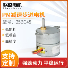 定制25BG48减速步进电机安防摄像头微型驱动马达空调导风驱动电机