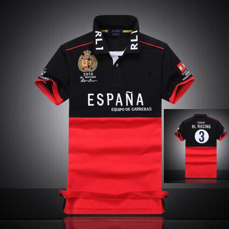 Polo Ralph Lauren RL Racing Shirt España Black Red
