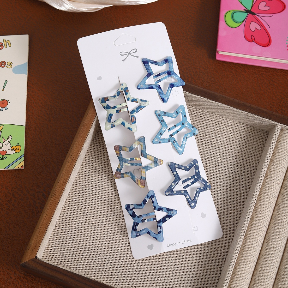 Star style blue [6 pieces]