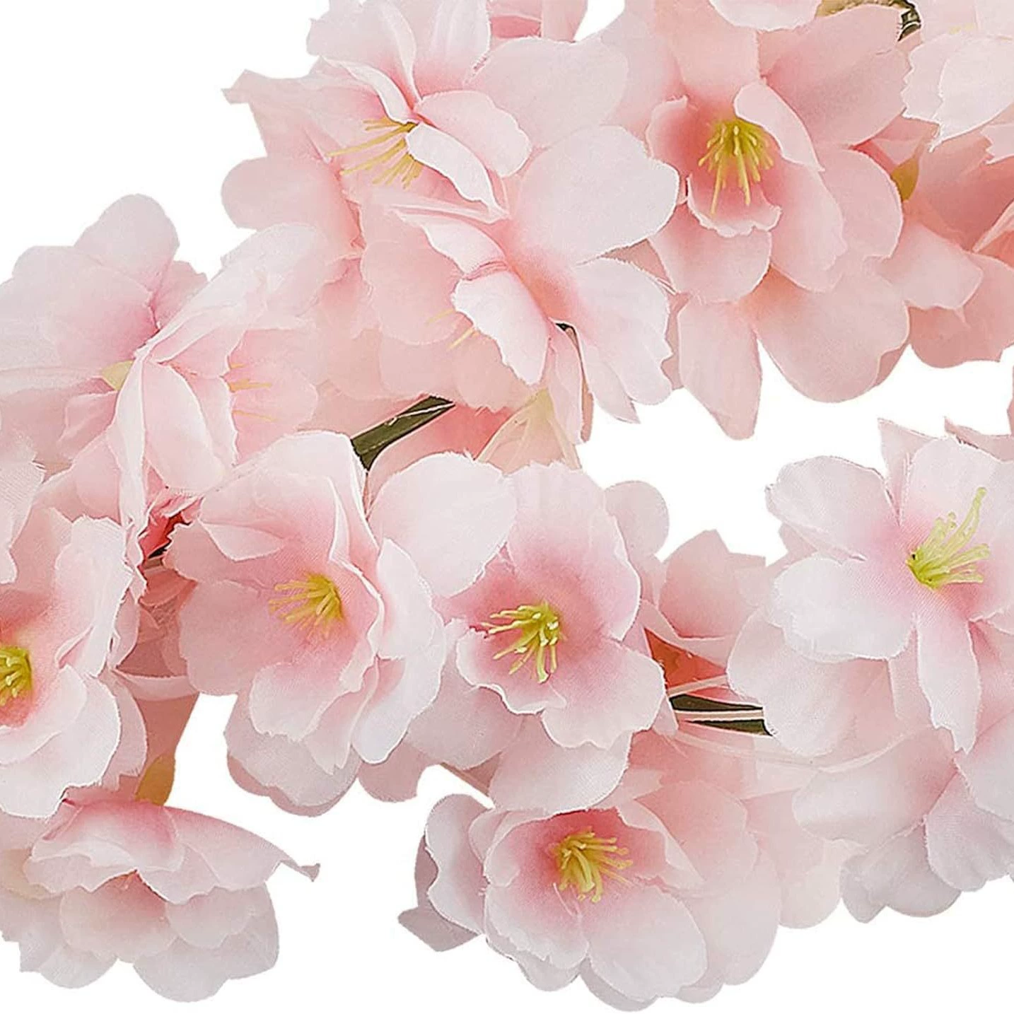 Искусственные cherry blossom гирлянда, имитационная лоза из ротанга, 15×15 см, декоративная флористическая подвеска