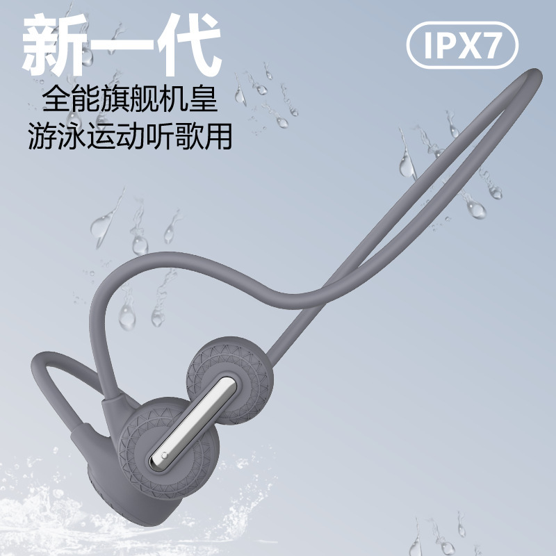 2025 new sports bluetooth headset real bone conduction wireless s700 ear-hanging running special ipx7 waterproof