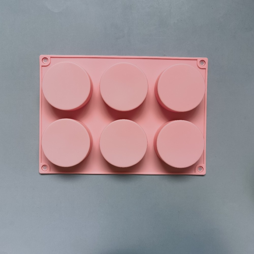 6 columnas pequeñas 154 molde de silicona pastel helado pudín molde de postre jabón utensilios