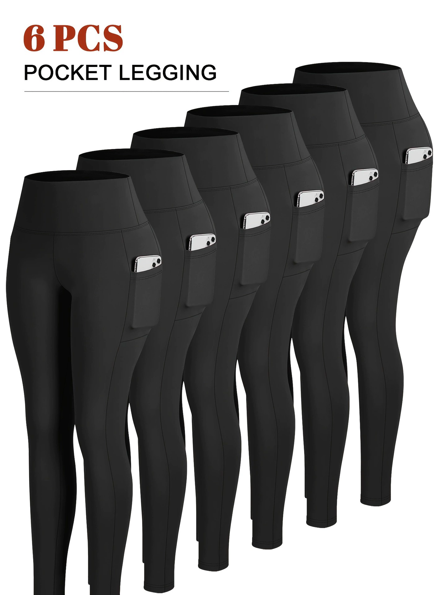 2025 новые трансграничные европейские и американские женские леггинсы для йоги с высокой талией больших размеров (чистый цвет)