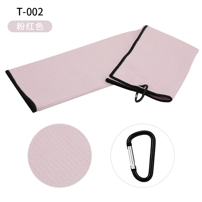 Venta caliente transfronteriza Toalla de limpieza de golf delicada Toalla de gancho trapo Club limpie fuente de fábrica de entrega de una sola pieza