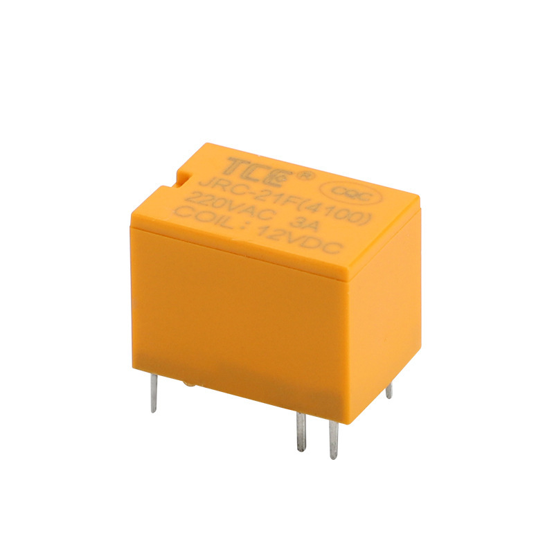 4100超小型信号リレー高感度タイプ5V12V24V JRC-21F角型黒リレー六脚3A|undefined