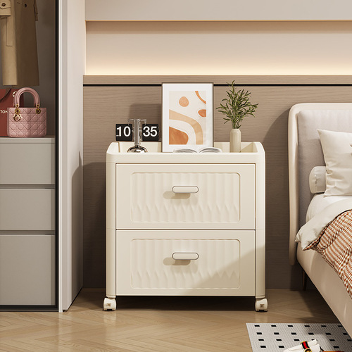 Movable bedside table installation-free baby simple wardrobe storage cabinet drawer-type living room snack toy storage cabinet
