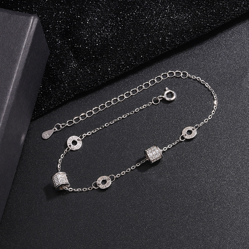 Difeng s999 純銀スモールウエストブレスレット女性のライト高級イン多用途絶妙なハンドジュエリーニッチサマーブレスレットアクセサリー|undefined
