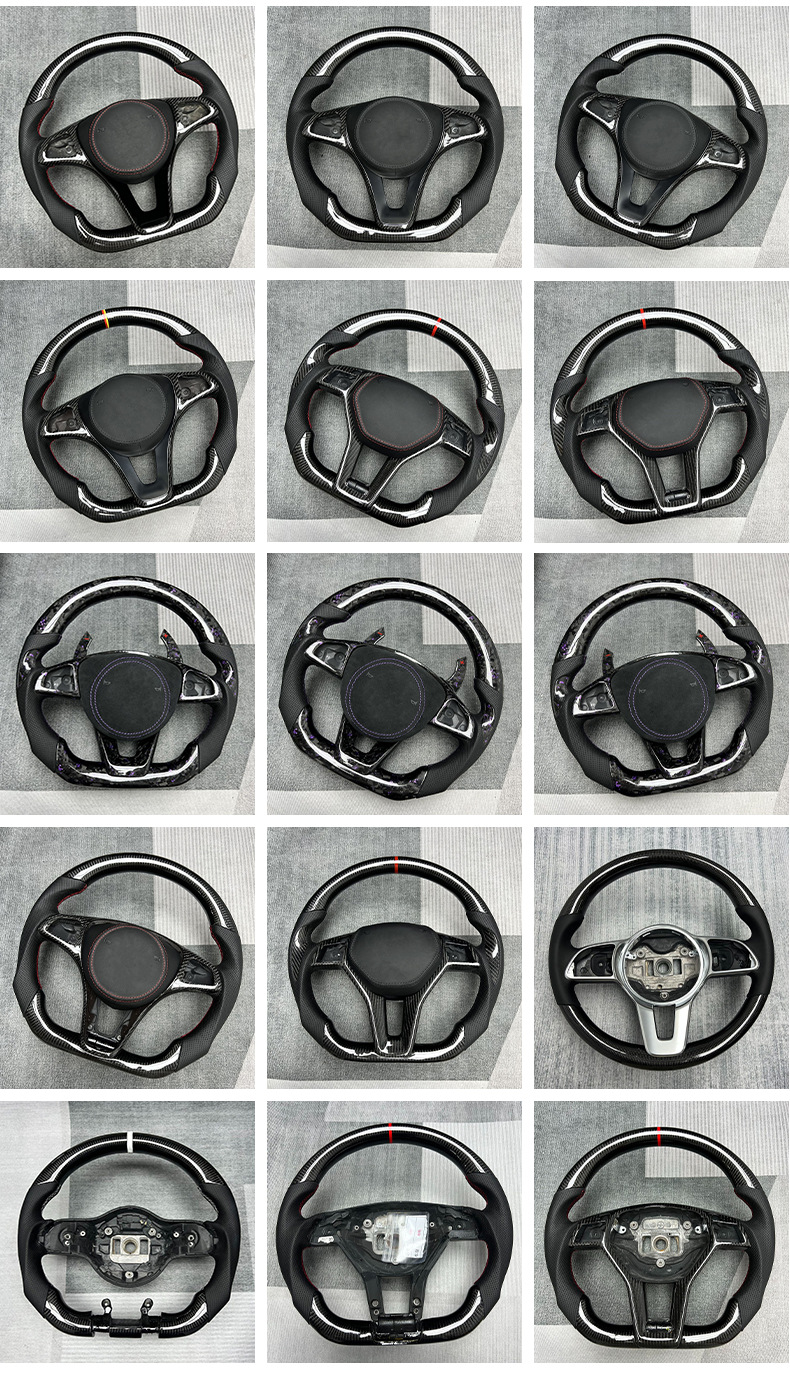 Carbon fiber steering wheel assembly modification is suitable for custom processing of steering wheels for Mercedes-Benz Maybach S-Class 580