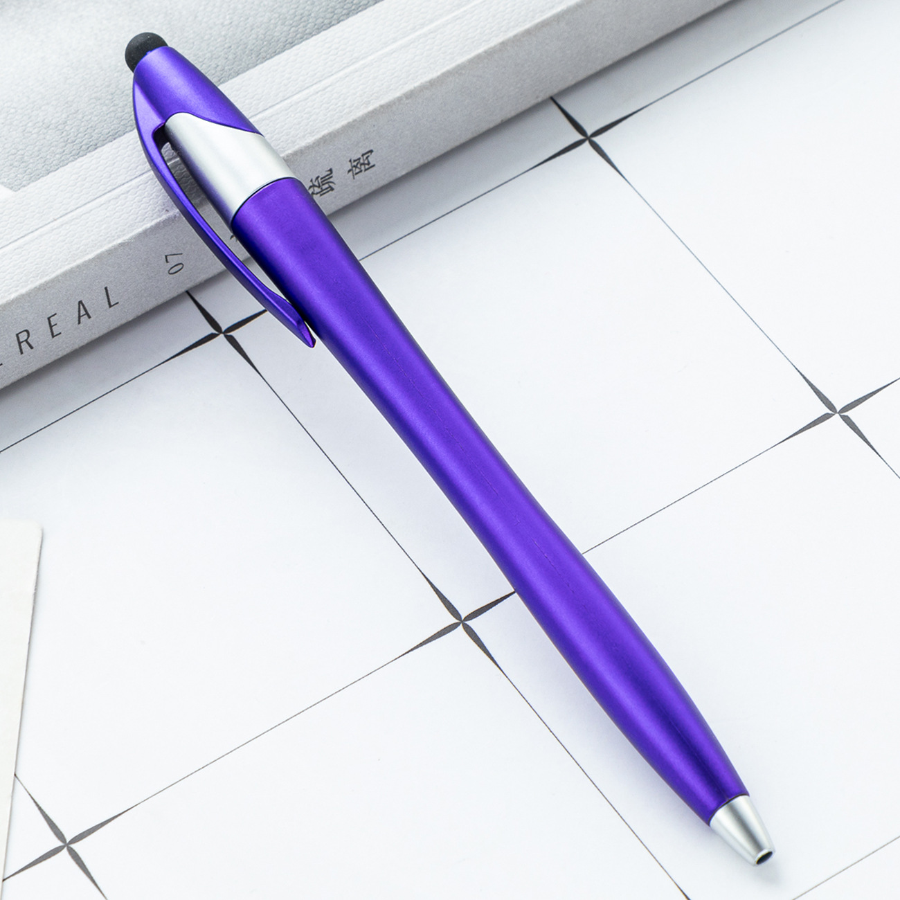 Fabricante mayorista bolígrafo de plástico imprimible logotipo capacitivo de escritura a mano bolígrafo publicitario regalos bolígrafo promocional