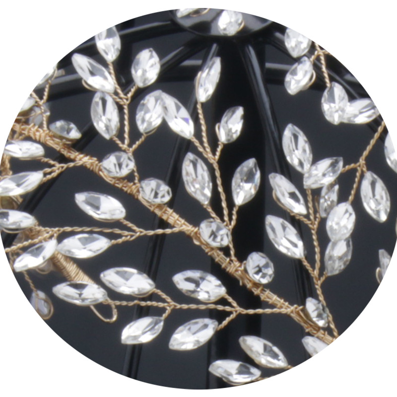 Nueva banda de pelo hecho a mano accesorios de cristal coreano accesorios de boda estilo princesa