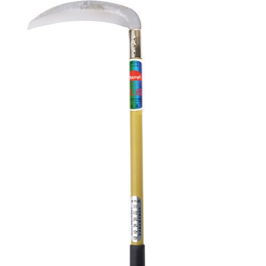 收割庄稼锰钢弯刀割麦割菜割草刀农用工具批发【延益】210胶套