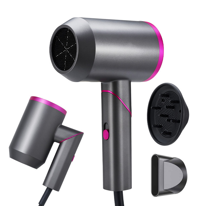 Fábrica al por mayor secador de pelo plegable de alta potencia transfronteriza nueva peluquería hogar anión temperatura constante secador de pelo image 6