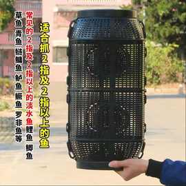 超大捕鱼笼黄鳝笼鱼笼龙虾笼泥鳅笼渔具鳖笼鱼网螃蟹笼大号笼子鱼