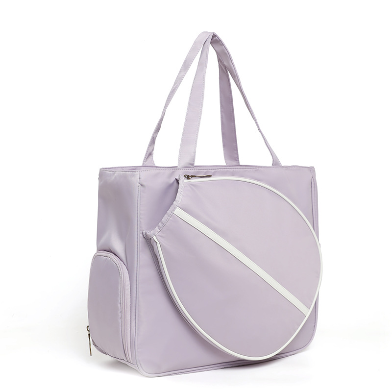 Bolsa de tenis de gran capacidad al aire libre bolsa de pelota de alto valor de cara mujer hombro de un solo hombro bolsa de bádminton