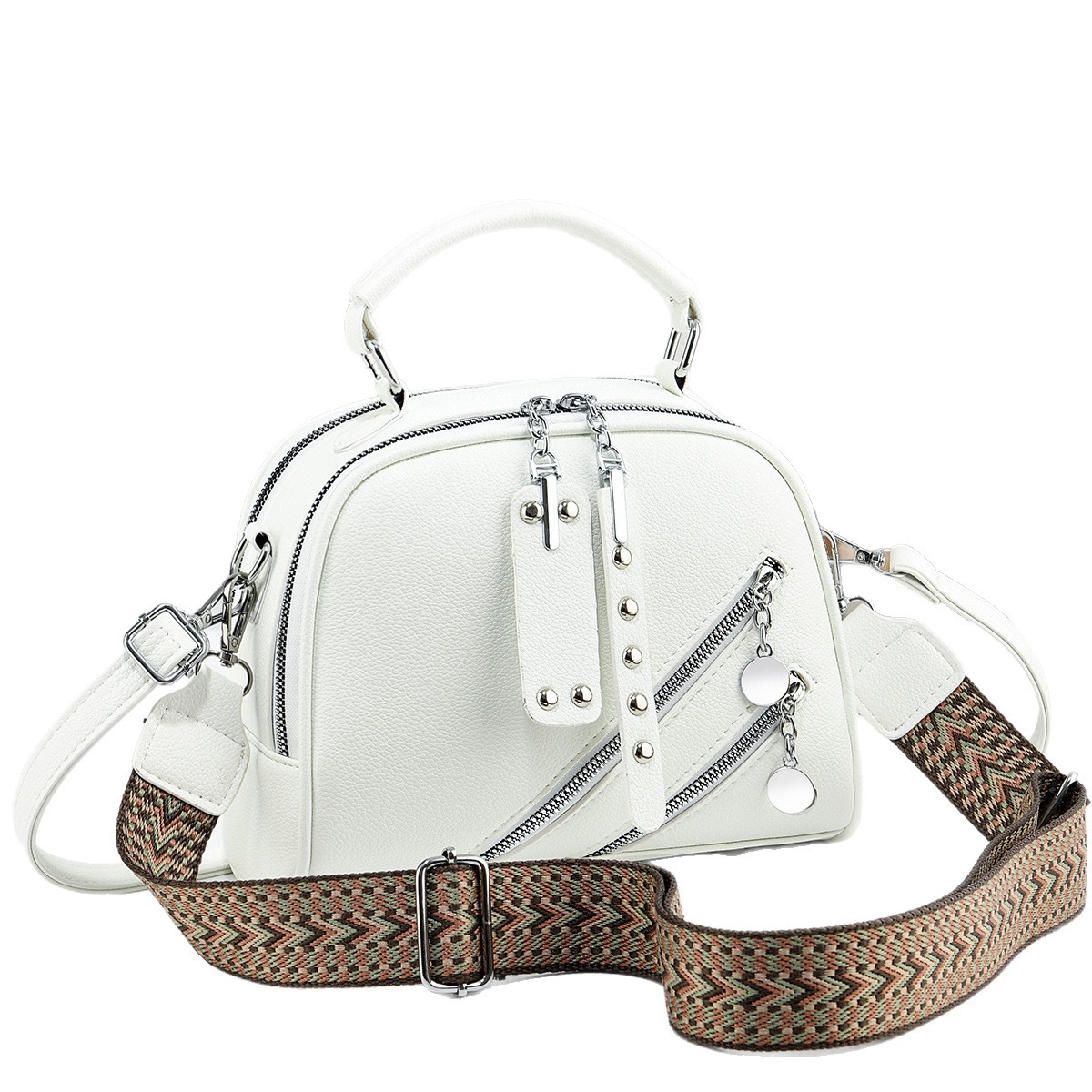 Bolso cuadrado universal, bolso de mano exquisito, bolso de hombro casual multicapa, bolso de moda, bolsas transfronterizas