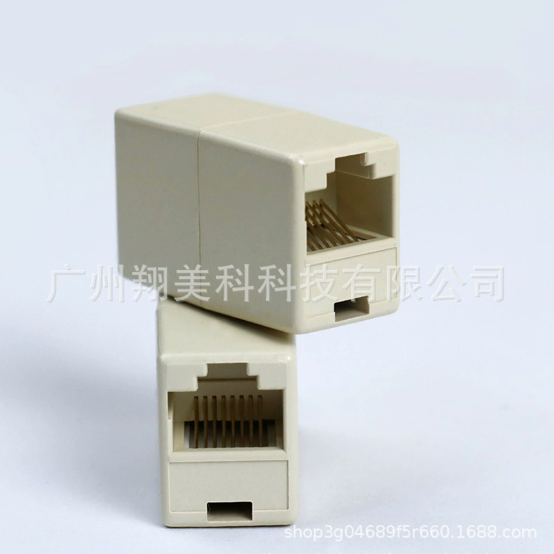 Прямая сеть 8P8C Прямая головка RJ45 Сетевой кабель разъем Сетевой кабель пара разъем бежевый оптовая продажа