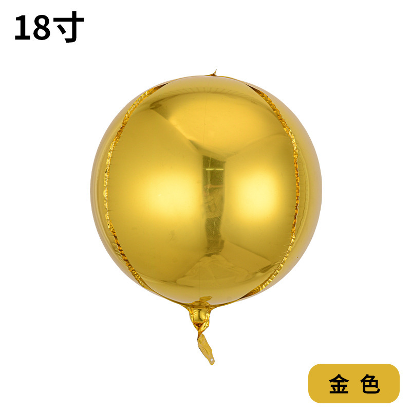 Globo de película de aluminio versión 4D, globo esférico cúbico de 32 pulgadas, caja de regalo de Navidad, globo de decoración de Año Nuevo image 11