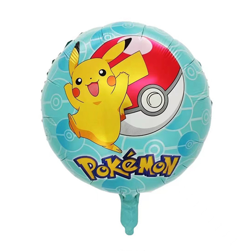 漫画ピカチュウポケモンアルミフィルムバルーン子供の誕生日パーティーシーンレイアウト装飾バルーン卸売|undefined