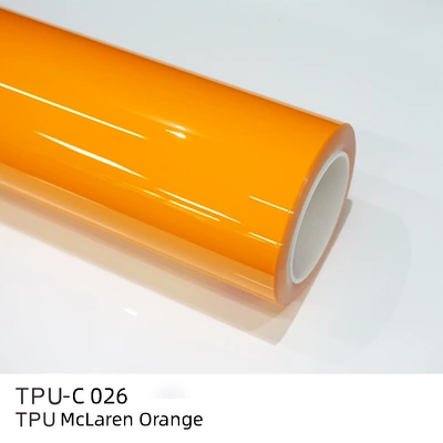 Auto Color Change Film — Wholesale Color Changing Film Tpu - tpu-mclaren-orange-152m15m