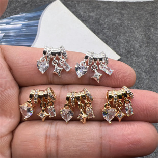 �14K��ɫ��ʯ���ӹ����p���ǒ쉋�L���â��DIY�����朵���